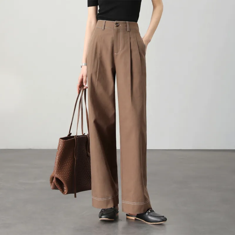 HIPPIEMISS Casual Pants Women's Coffee-2