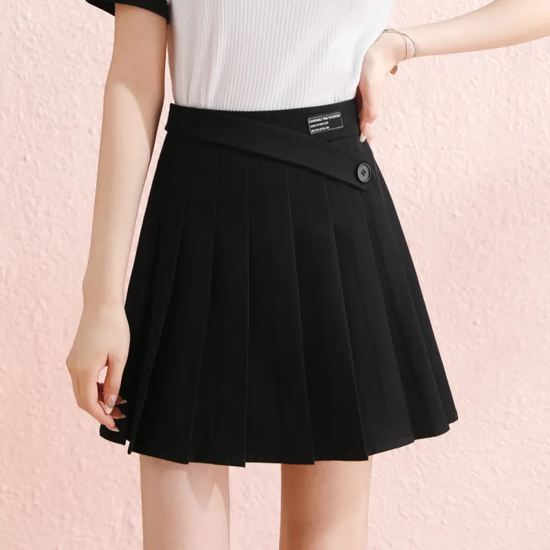 HIPPIEMISS Casual Short Skirts Women's Black-3