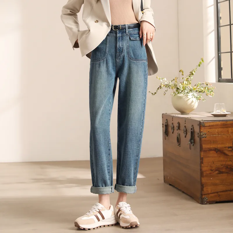 HIPPIEMISS Jeans Women's Vintage Blue-3