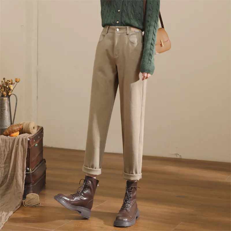 HIPPIEMISS Casual Pants Women's Khaki-6