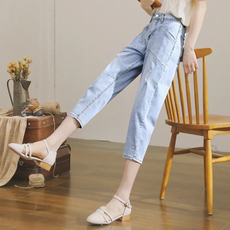 HIPPIEMISS Jeans Women's Light Blue-6