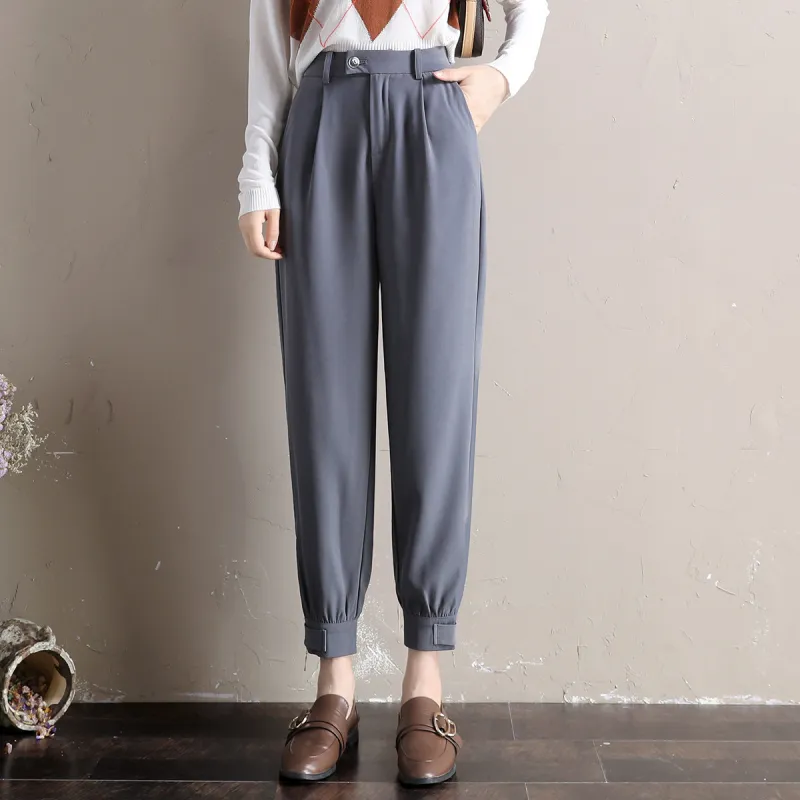 HIPPIEMISS Casual Pants Women's Gray-6