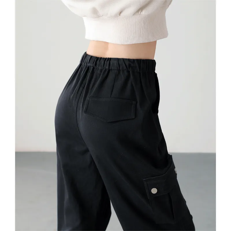 HIPPIEMISS Cargo Pants Women's Black-6