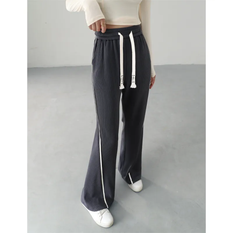 HIPPIEMISS Casual Pants Women's Gray-5