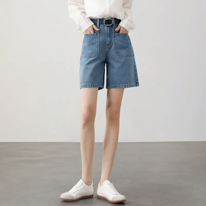HIPPIEMISS Denim Shorts Women's Pink-9