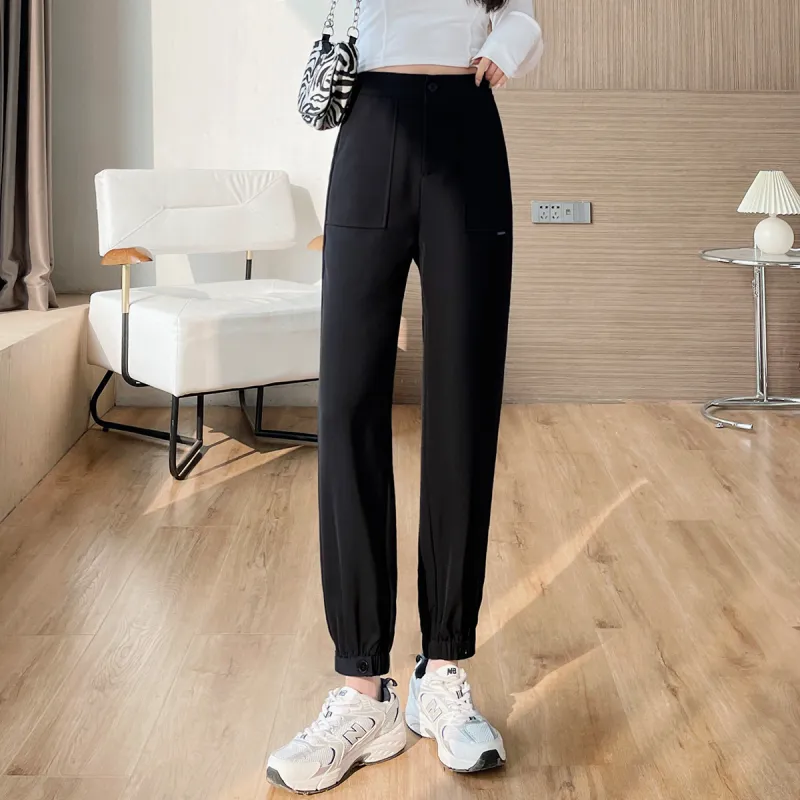 HIPPIEMISS Casual Pants Women's Black-1