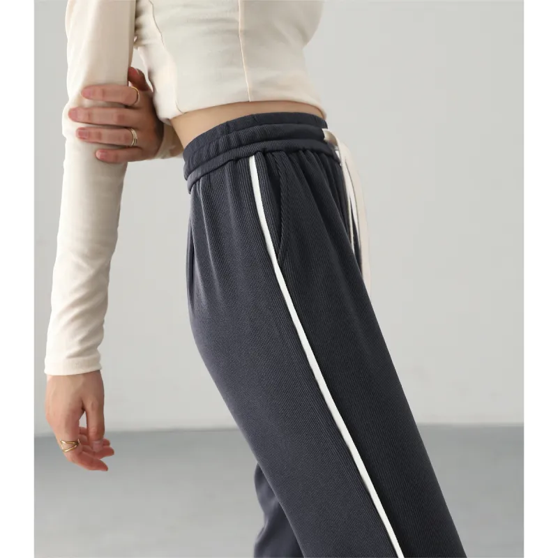 HIPPIEMISS Casual Pants Women's Gray-9