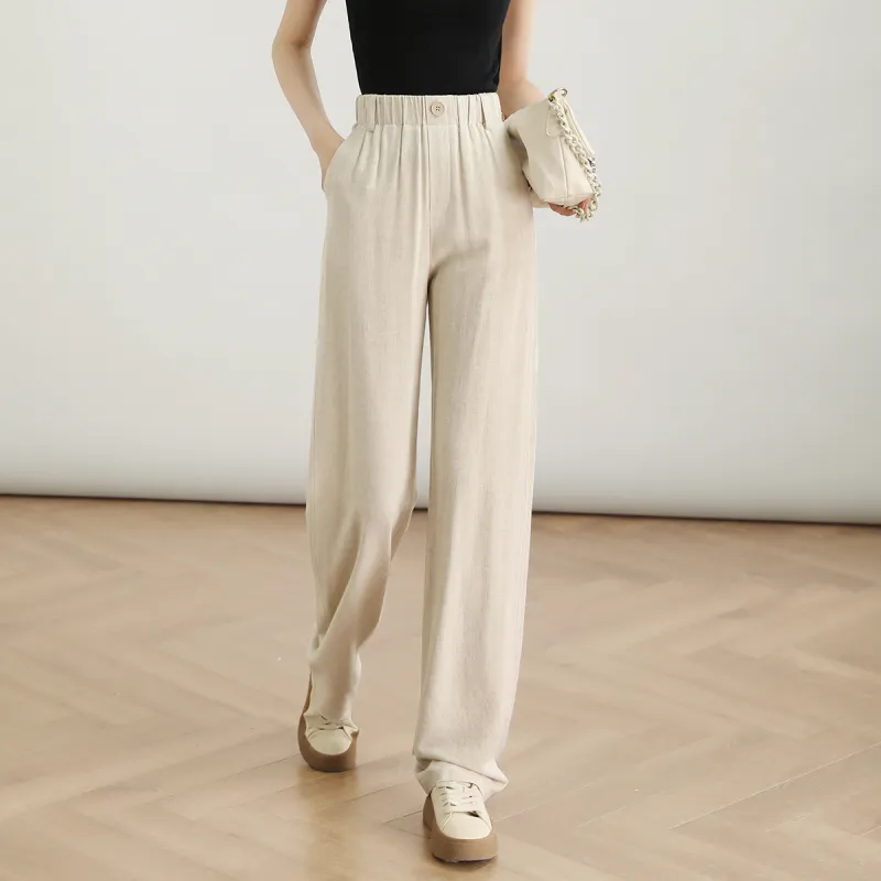 HIPPIEMISS Casual Pants Women's Oat-4