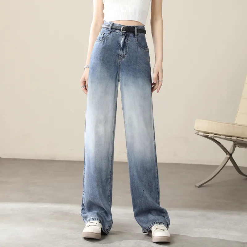 HIPPIEMISS Jeans Women's Blue Gray-2