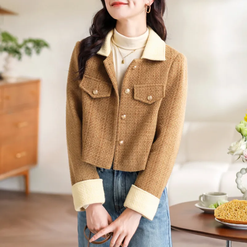 HIPPIEMISS Cropped Coats Women's-2