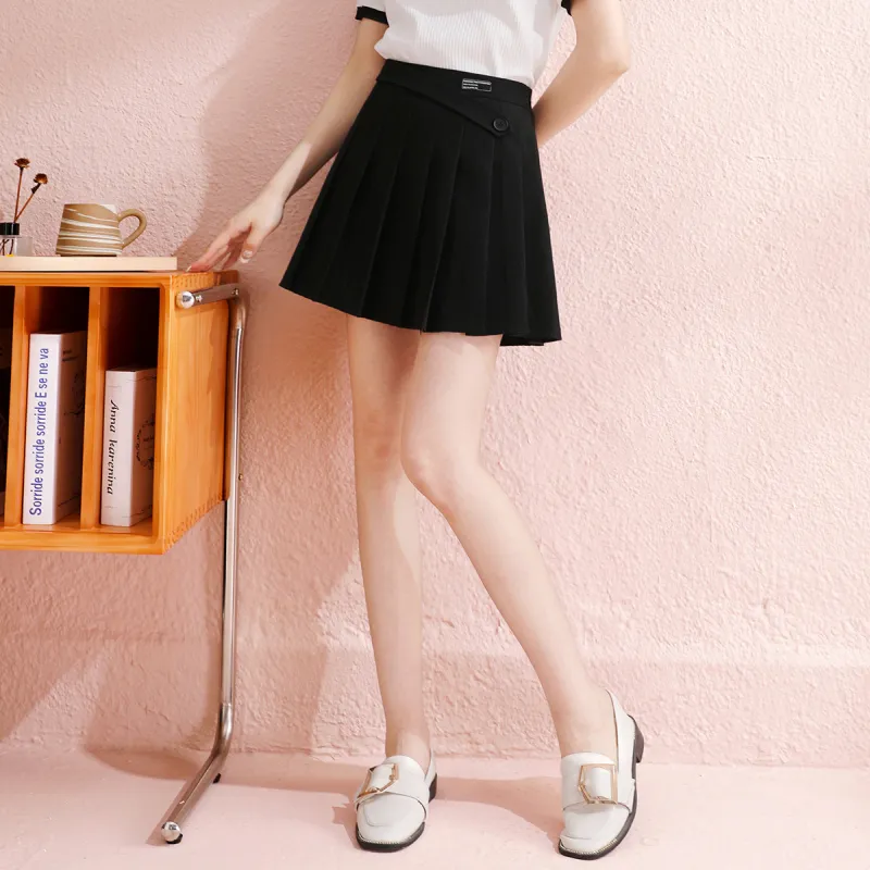 HIPPIEMISS Casual Short Skirts Women's Black-2