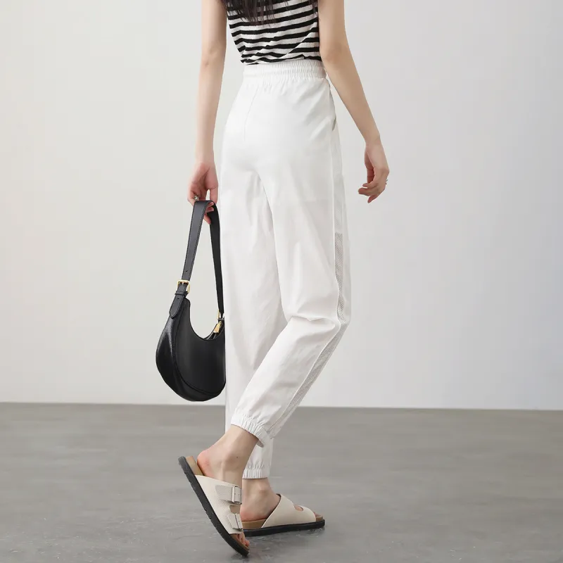 HIPPIEMISS Casual Pants Women's White-2