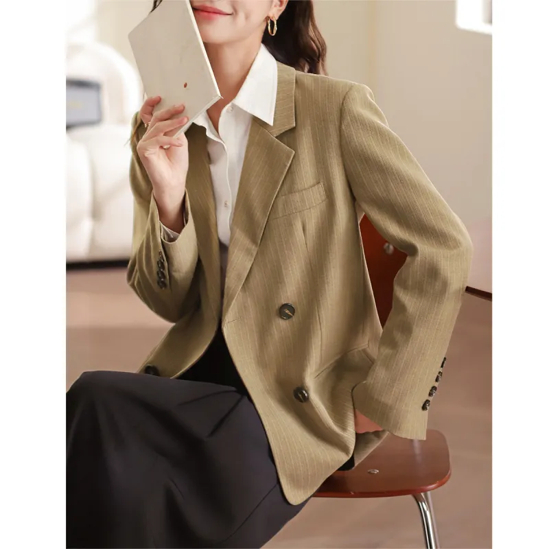 HIPPIEMISS Business Suits Women's Khaki-2