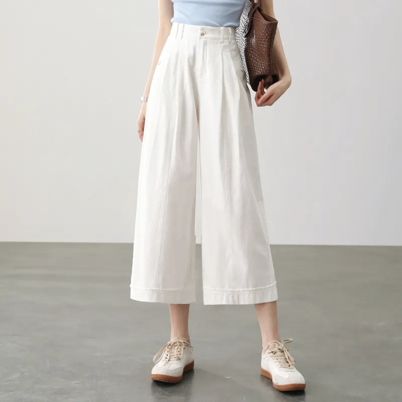 HIPPIEMISS Casual Pants Women's White-4
