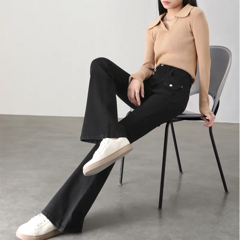 HIPPIEMISS Jeans Women's Black-3