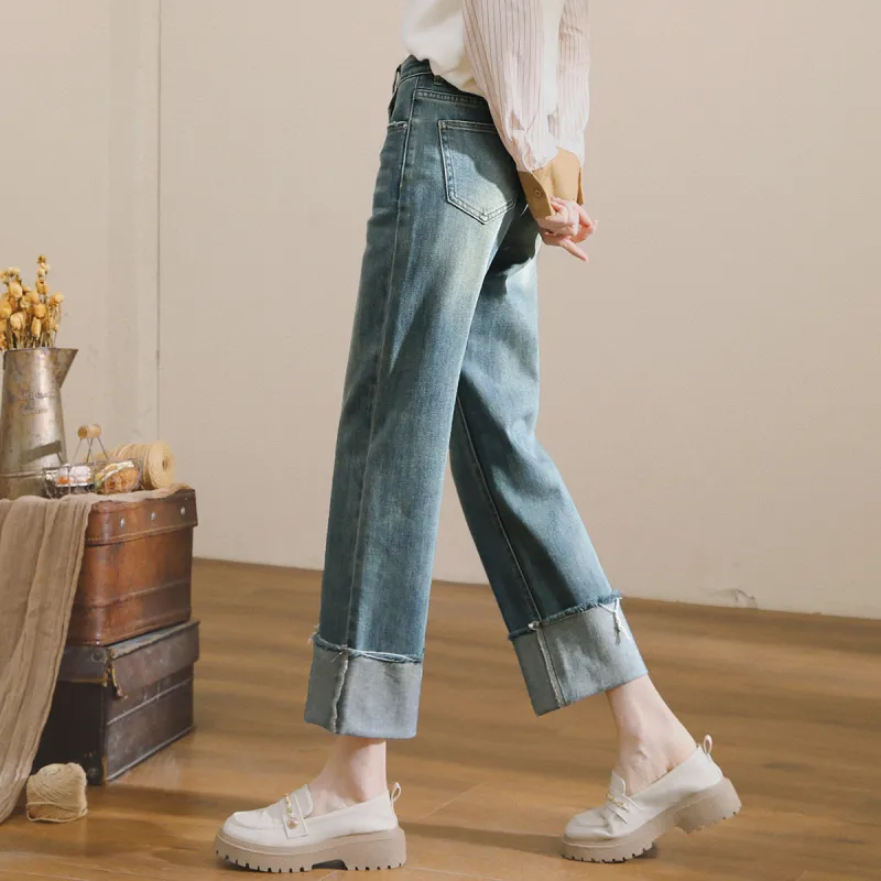 HIPPIEMISS Jeans Women's Vintage Blue-4