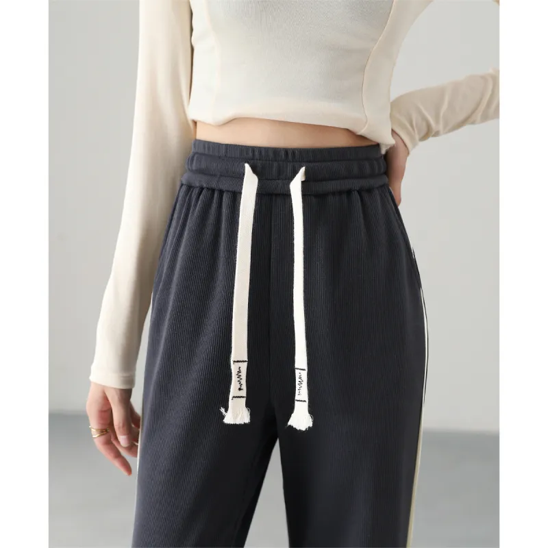 HIPPIEMISS Casual Pants Women's Gray-8