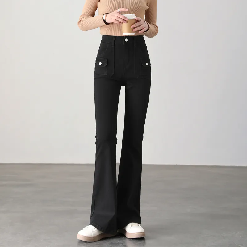 HIPPIEMISS Jeans Women's Black-5