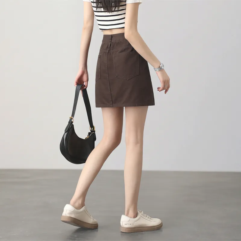 HIPPIEMISS Denim Short Skirts Women's-4
