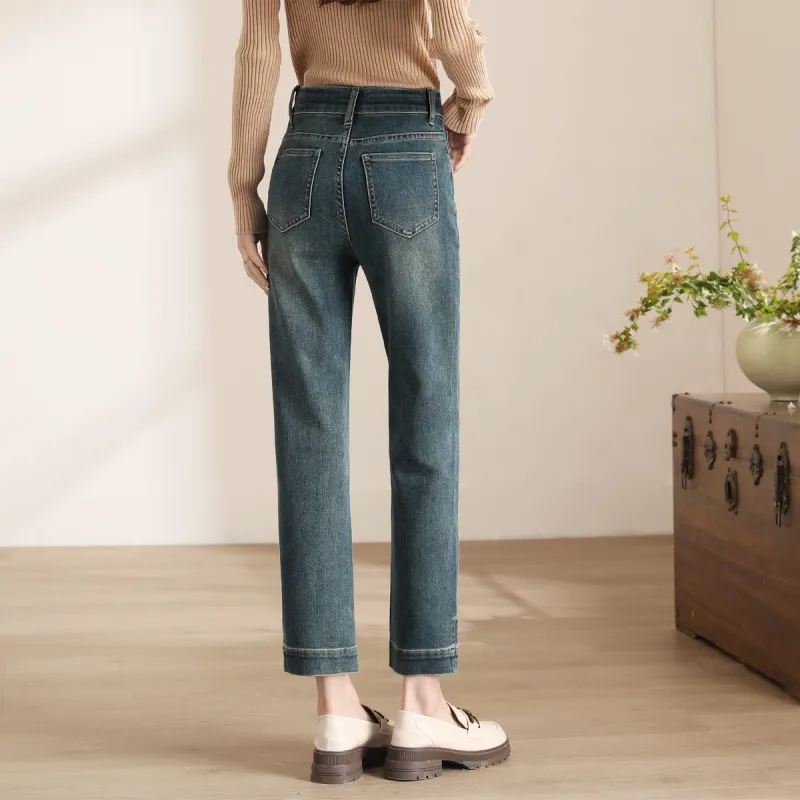 HIPPIEMISS Jeans Women's Vintage Blue-4