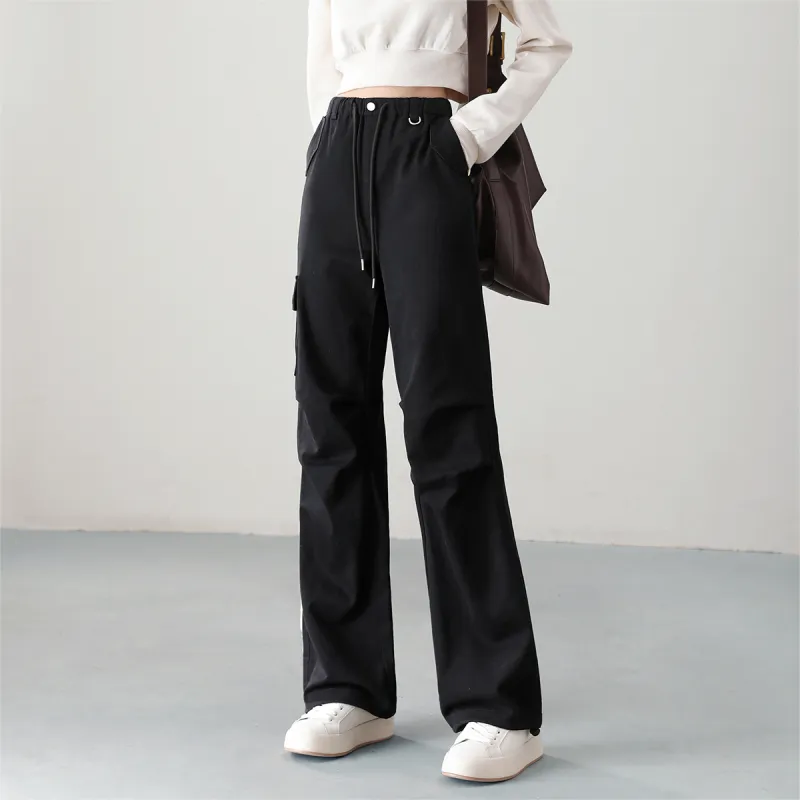 HIPPIEMISS Cargo Pants Women's Black-2