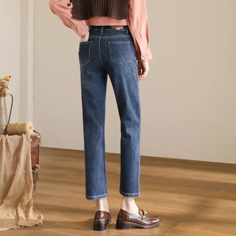 HIPPIEMISS Jeans Women's Blue Gray-3
