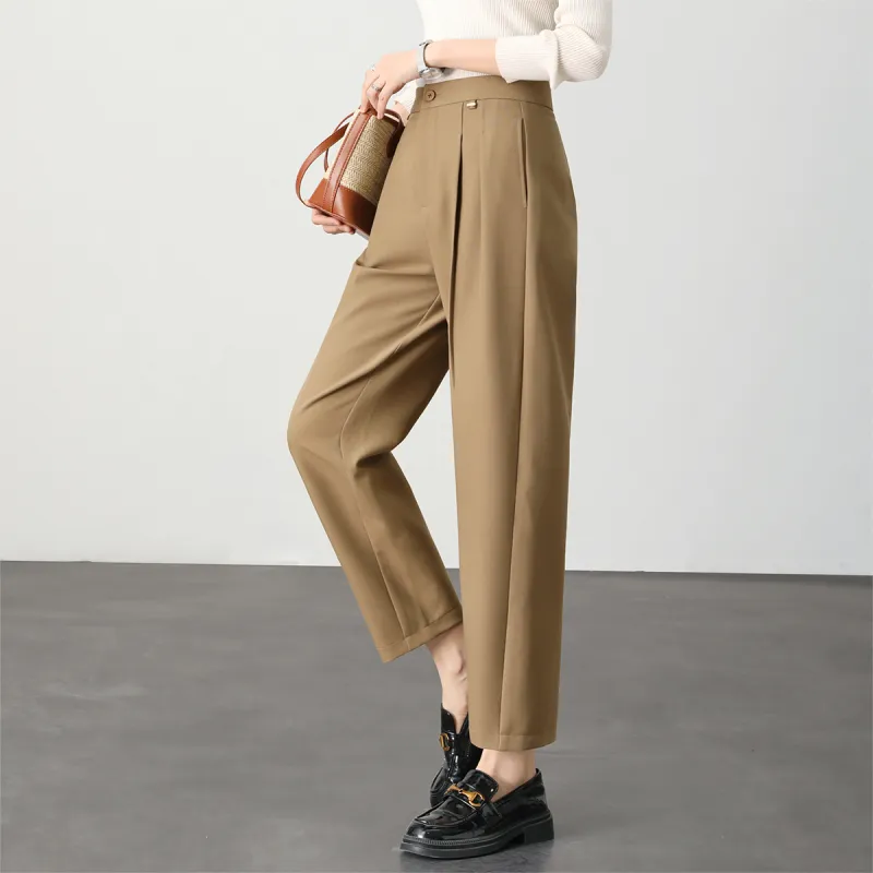 HIPPIEMISS Casual Pants Women's Khaki-4