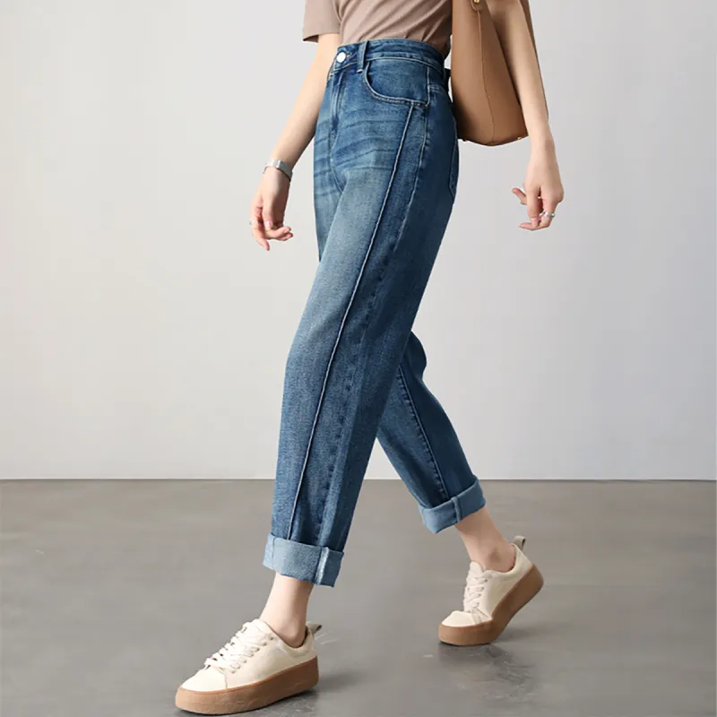 HIPPIEMISS Jeans Women's Vintage Blue-5