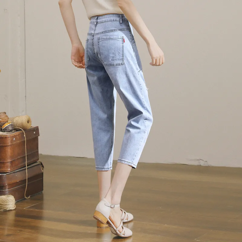 HIPPIEMISS Jeans Women's Light Blue-3