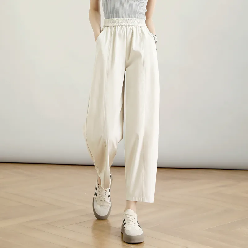 HIPPIEMISS Casual Pants Women's Ecru-2