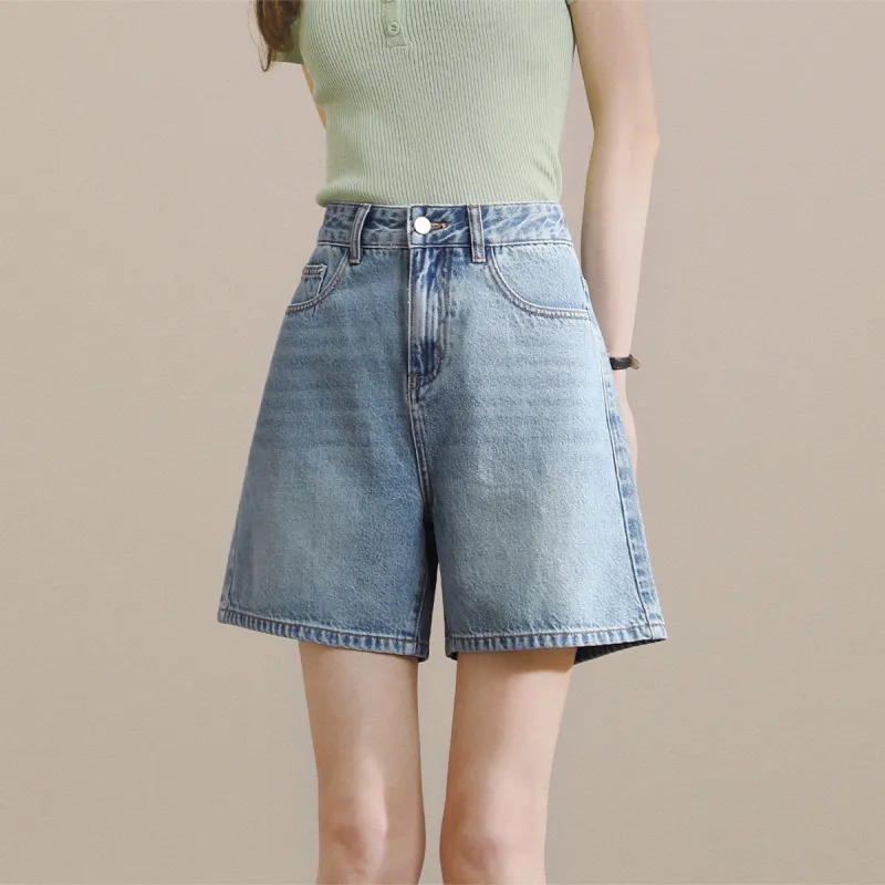 HIPPIEMISS Denim Shorts Women's Blue-6
