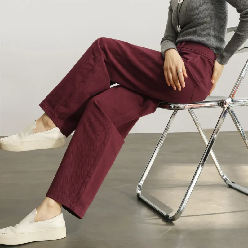 HIPPIEMISS Jeans Women's Dark Reddish Purple-7