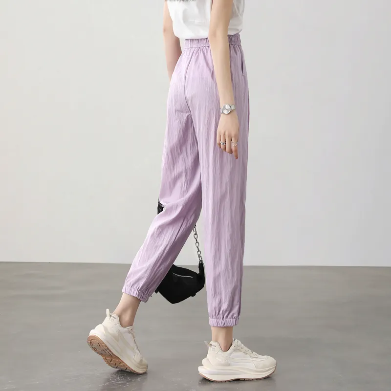 HIPPIEMISS Casual Pants Women's Taro Purple-5