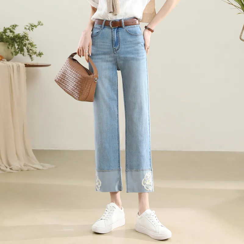 HIPPIEMISS Jeans Women's Ice Blue-2