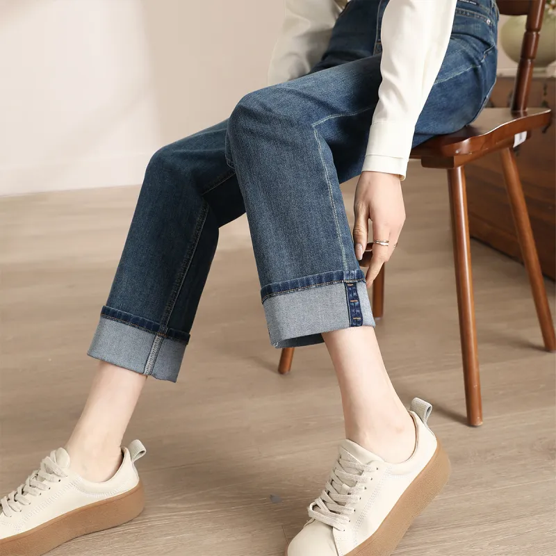 HIPPIEMISS Jeans Women's Vintage Blue-5