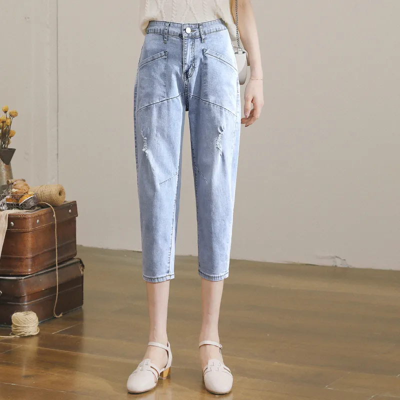 HIPPIEMISS Jeans Women's Light Blue-2