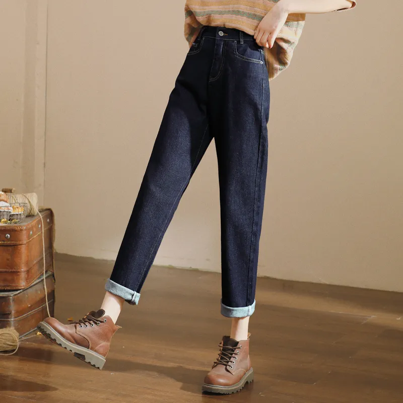 HIPPIEMISS Jeans Women's Black Blue-3