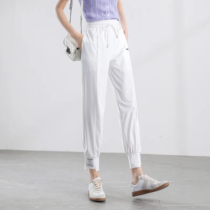 HIPPIEMISS Casual Pants Women's White-4