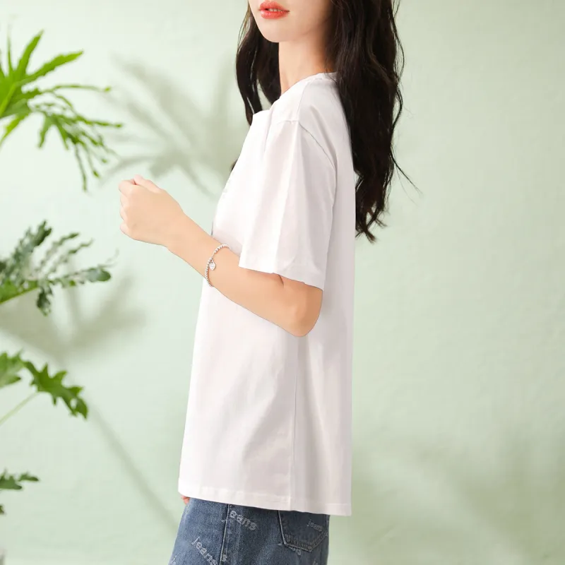 HIPPIEMISS T Shirts Women's White-6