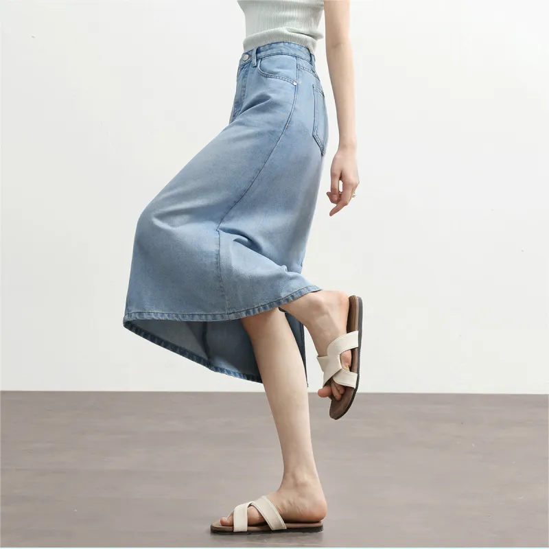 HIPPIEMISS Denim Long Skirt Women's-6