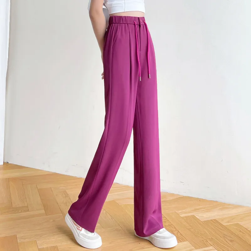 HIPPIEMISS Casual Pants Women's Dragon Fruit-2