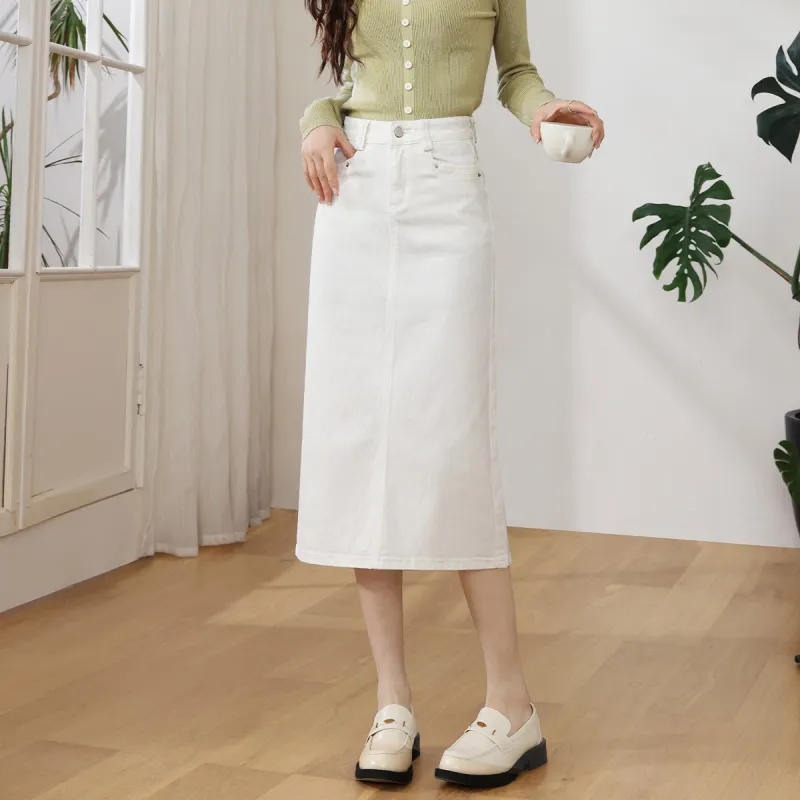 HIPPIEMISS Denim Long Skirts Women's-11