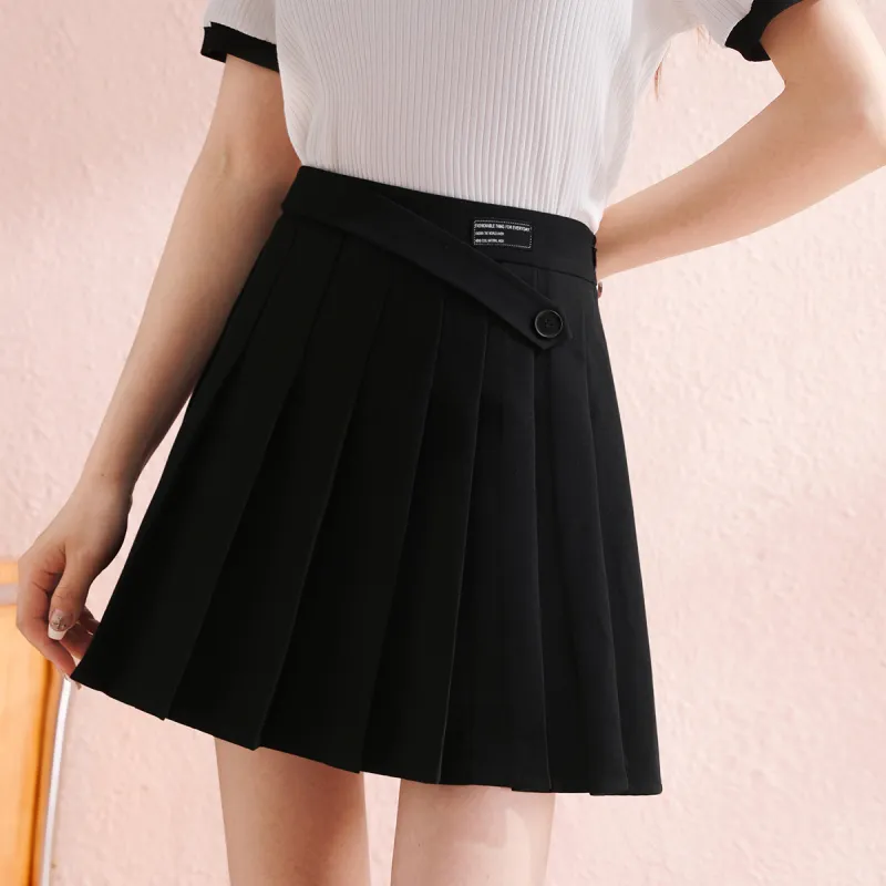 HIPPIEMISS Casual Short Skirts Women's Black-4