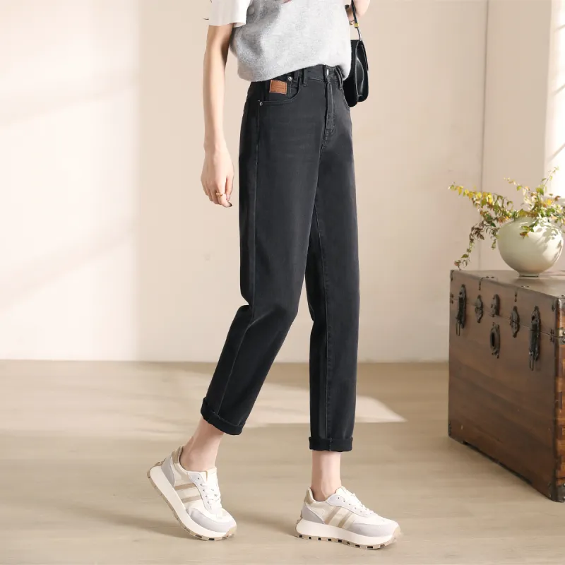 HIPPIEMISS Jeans Women's Black Gray Color-3