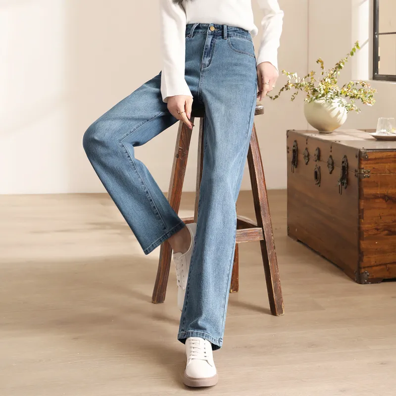 HIPPIEMISS Jeans Women's Vintage Light Blue-3