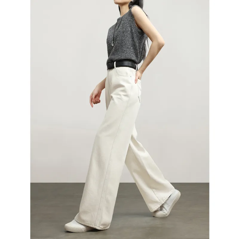 HIPPIEMISS Jeans Women's Apricot-4