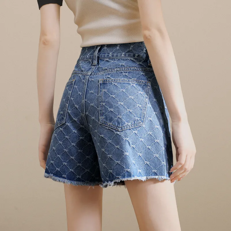 HIPPIEMISS Denim Shorts Women's Blue-6