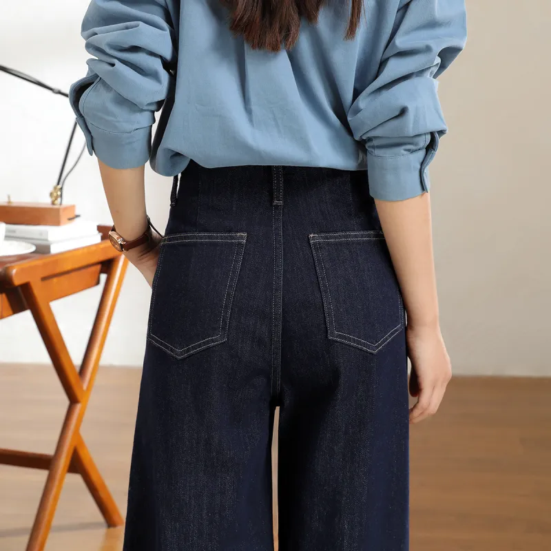 HIPPIEMISS Jeans Women's Normal Washed Blue-6