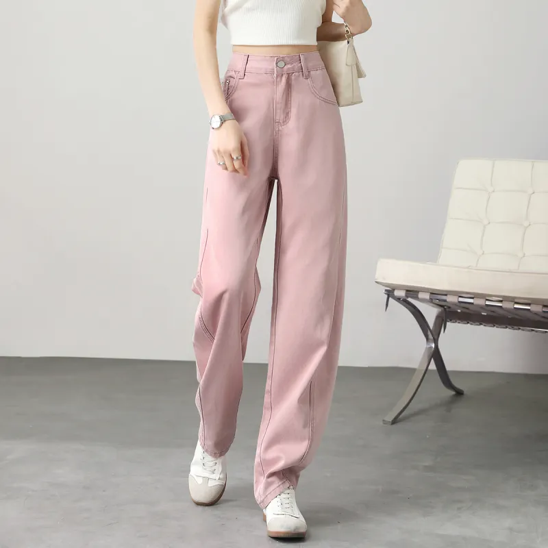 HIPPIEMISS Jeans Women's Pink-5