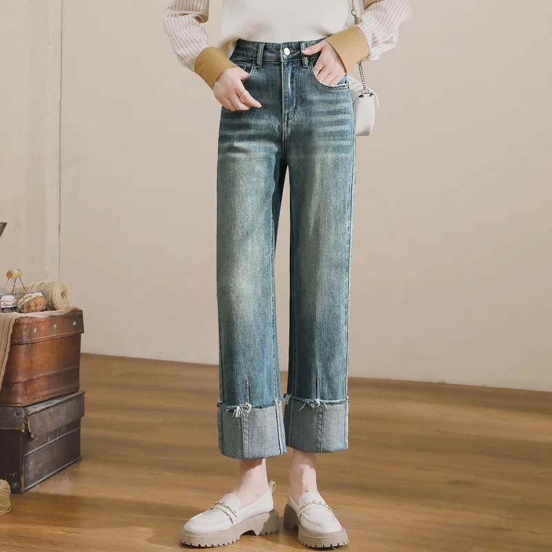 HIPPIEMISS Jeans Women's Vintage Blue-6